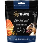Ласощі для собак Savory для здоров'я шкіри і вовни собак, з лососем 200 г (4820232631355)