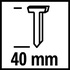 Цвяхи Einhell для цвяхозабивача, 40мм, 3000шт (4137872)