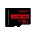 Карта пам'яті  Apacer microSDXC 64GB Class 10 UHS-I W-20MB/s R-85MB/s