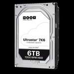 Жорсткий диск серверний Western Digital Ultrastar DC HDD Server 7K6 (3.5’’, 6TB, 256MB, 7200 RPM, SAS 12Gb/s, 512E SE), SKU: