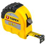 Рулетка вимірювальна Topex сталева стрічка 10 м x 25 мм (27C310)
