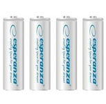 Акумулятор Ni-MH AA 2000 mAh, 4шт, бiлий ESPERANZA EZA104W