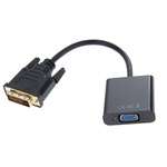 Перехідник Atcom DVI-D(male) -> VGA(female), (9214) довжина кабелю 10см