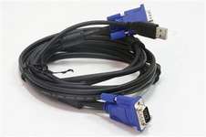 Комплект кабелів D-Link DKVM-CU/B для KVM-перемикачів с USB, 1.8м DKVM-CU