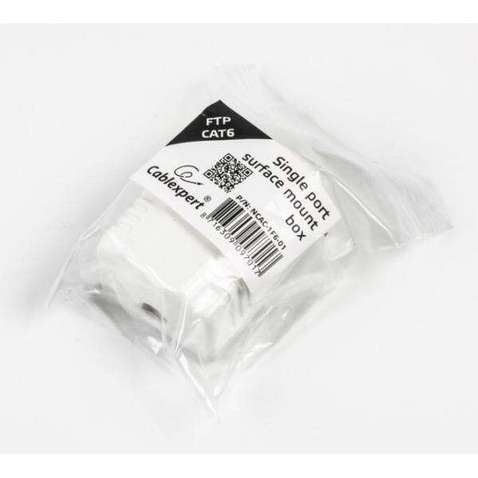 Розетка RJ45 Cablexpert 6 cat ,внешняя NCAC-1F6-01
