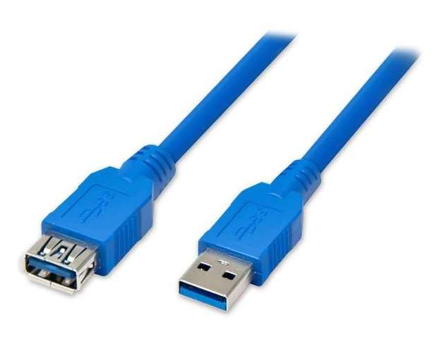 Кабель USB ATcom подовжувач USB 3.0 AM/AF 3.0 м blue