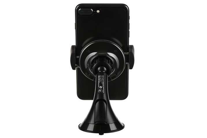 Зарядний пристрій автомобільний бездротовий 2E Car Mount Rotating 5W Black (2E-WCQ01-03)