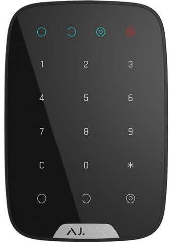 Клавіатура до охоронного комплексу Ajax KeyPad Black (000005653/8722.12.BL1)