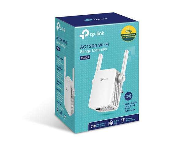 Ретранслятор TP-Link RE305  (AC1200, 1*FE, 2