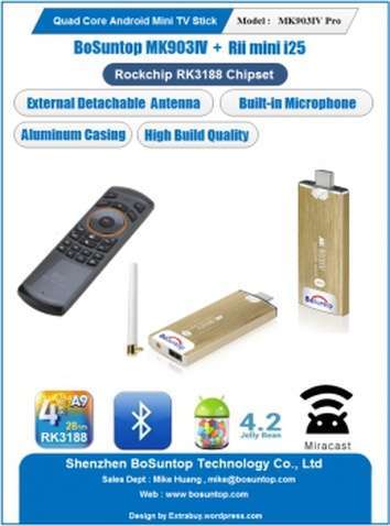 Медіаплеєр Mini PC Android TV-BOX MK903IV