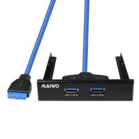 USB концентратор (Hub) Maiwo USB 3.0 2 порта 3.5" (KC010)