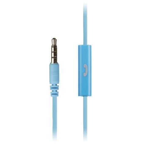 Навушники KitSound Entry Mini In-Ear Headphones Blue (KSMINIBL) + Микрофон