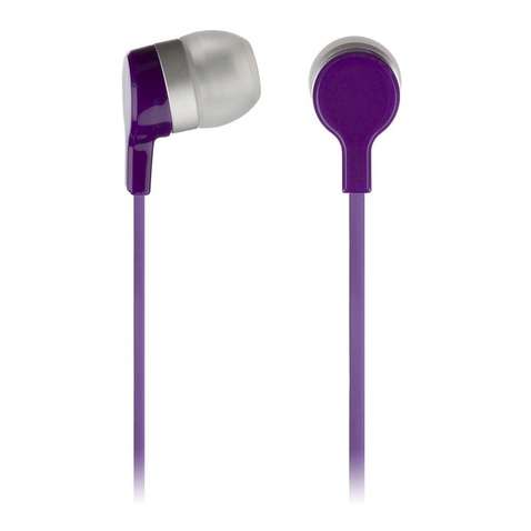 Навушники KitSound Entry Mini In-Ear Headphones Purple (KSMINIPU) + Микрофон