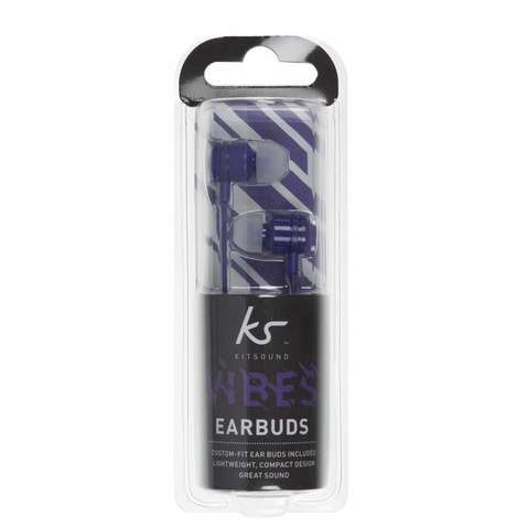 Навушники KitSound Vibes In-Ear Earphones Purple (KSVIBPU)