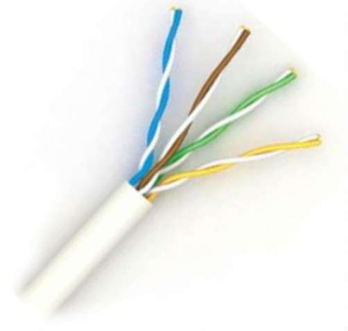 Кабель мережевий OK-Net КПП-ВП (100) UTP кат.5, 2х2х0.50 бухта 500м (49272)