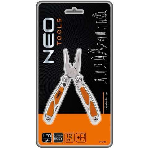 Мультитул NEO 12 елементів, с LED (01-026)