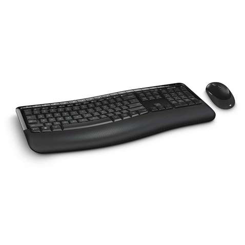 Комплект (клавіатура + миша) Microsoft Wireless Comfort Desktop 5050 BlueTrack Ru Ret AES (PP4-00017)