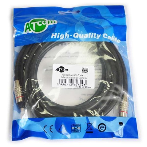 Аудіокабель Atcom Digital Optical Audio Cable 3m (10704) SPDIF