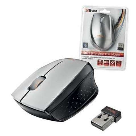 Миша TRUST Isotto Wireless Mini Mouse Grey (17233)