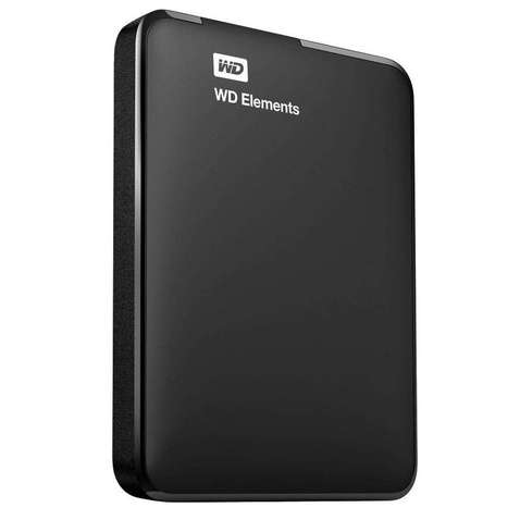 Зовнішній жорсткий диск HDD WD 1TB 2.5" USB 3.0 Elements Portable Black