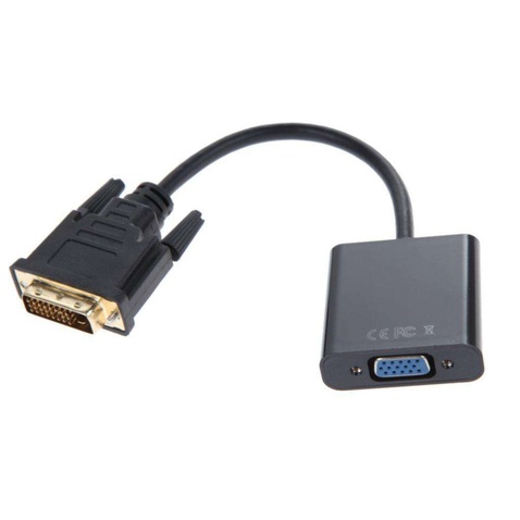 Перехідник Atcom DVI-D(male) -> VGA(female), (9214) довжина кабелю 10см