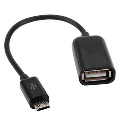 Кабель OTG Lapara OTG USB2.0 AF - MicroUSB длина 0.16 м черный (LA-UAFM-OTG black)