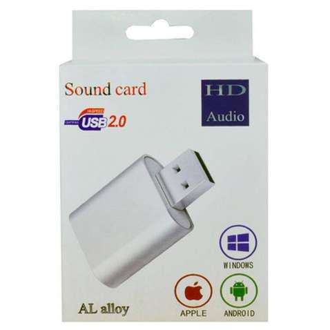 Звукова карта Dynamode USB-SOUND7-ALU silver