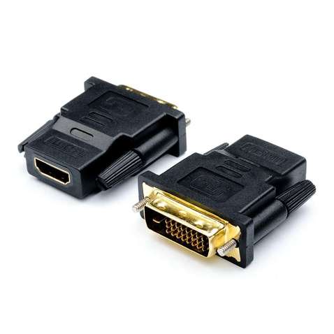 Адаптер  Atcom DVI (male) -> HDMI (famale) (11208) Black 24pin