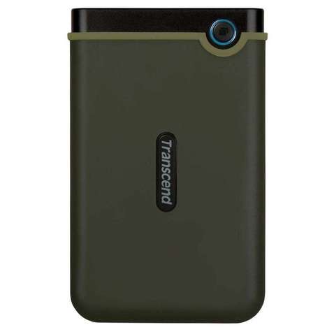 Зовнішній жорсткий диск HDD Transcend 1TB 25M3 USB3.1 2.5" StoreJet Military Green