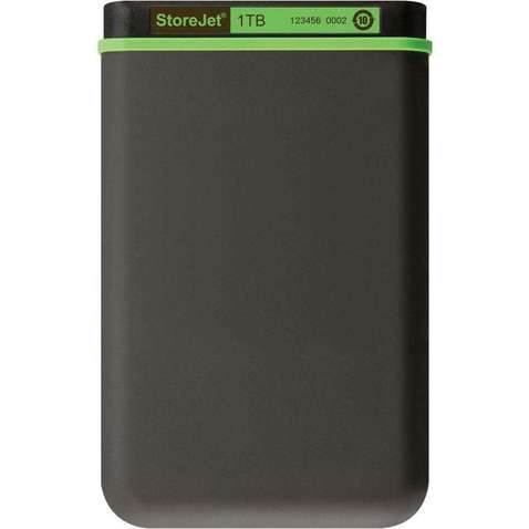 Зовнішній жорсткий диск HDD Transcend 1TB USB3.0 2.5" StoreJet (TS1TSJ25M3S) Iron Gray