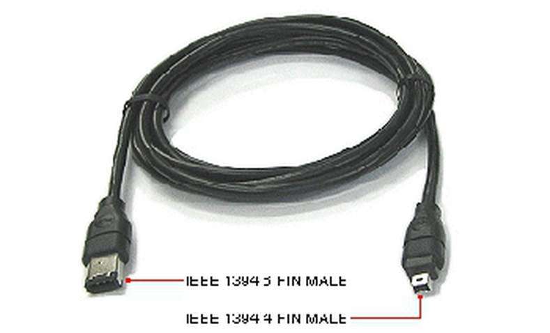 Кабель FireWire 1349 4P/4P 1.5m  IEEE1394