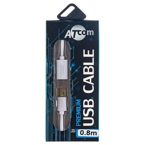 Кабель USB (AM/AF) 0.8m Atcom (13424)