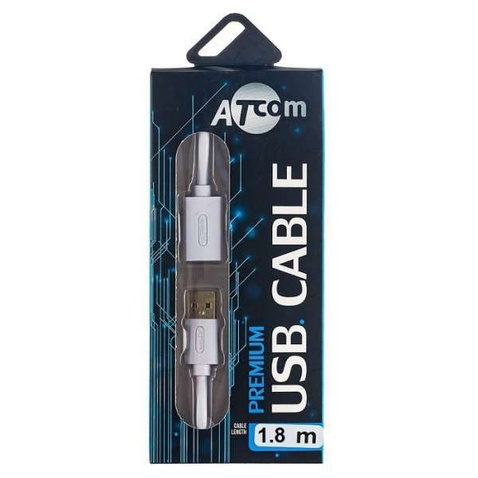 Кабель USB Atcom (13425) USB (AM/AF) 1.8m