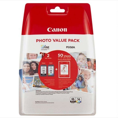 Струменевий картридж Canon PG-46+CL-56 MULTIPACK (BLACK+COLOUR)