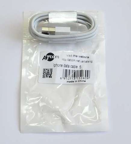 Кабель Lightning 1.8m USB 2.0 - Lightning Atcom (15260)
