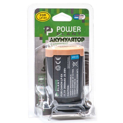Акумулятор до фото/відео PowerPlant Canon LP-E4 (DV00DV1215)