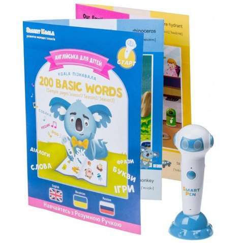 Книга інтерактивна Smart Koala Книга Smart Koala 200 Basic English Words (Season 1) №1 (SKB200BWS