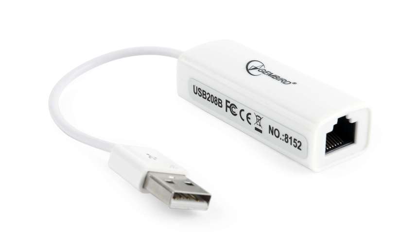 Мережевий адаптер Lan Gembird NIC-U2-02 1x10/100TX, USB