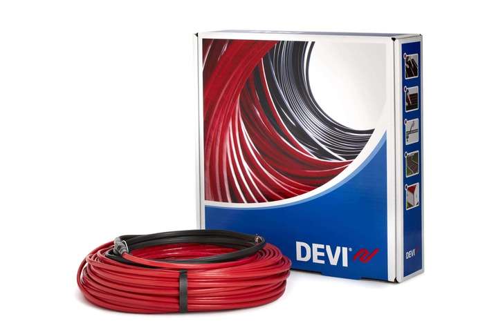 Кабель нагрівальний DEVIflex 18Т, 2х жильний, 10кв.м, 1485W, 82м, 230V 140F1247