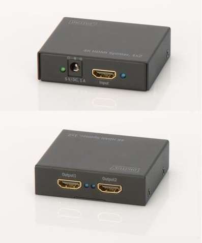 Подовжувач DIGITUS 4K HDMI Splitter,2-port DS-46304