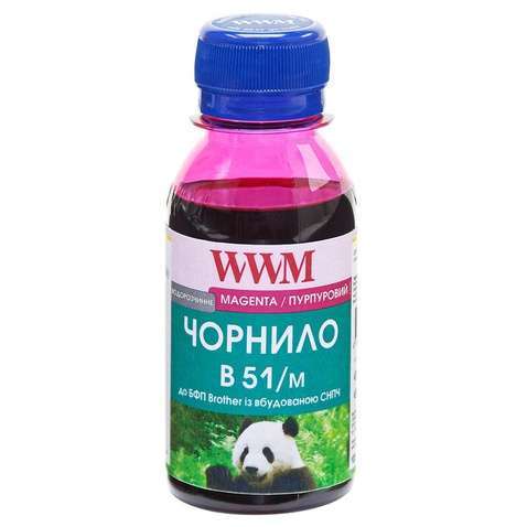 Чорнило WWM Brother DCP-T300/T500W/T700W 100г Magenta Water-soluble (B51/M-2)