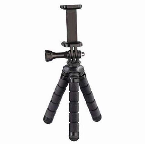 Штатив НАМА "Flex" для смартфонів і GoPro, 14 см, колір чорний 00004609