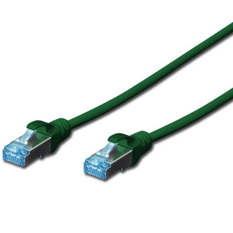 Патч-корд DIGITUS 2м, cat.5e, SF-UTP, AWG 26/7, green (DK-1531-020/G)