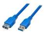 Кабель USB ATcom подовжувач USB 3.0 AM/AF 3.0 м blue