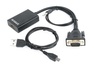 Адаптер Cablexpert VGA - HDMI, (A-VGA-HDMI-01) со звуком