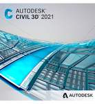 ПЗ для 3D (САПР) Autodesk Civil 3D 2021 Commercial New Single-user ELD 3-Year Subscrip (237M1-WW3033