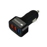 Автомобільний зарядний пристрій Canyon (3USB, 2.1A) Black (CNE-CCA07B)