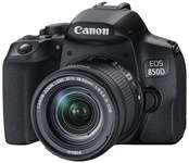 Цифрова фотокамера дзеркальна  Canon EOS 850D kit 18-55 IS STM Black 3925C016