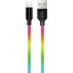 Кабель Lightning Colorway USB - Apple Lightning (multicolor) 2.4А 1м