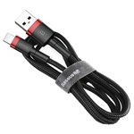 Кабель Lightning Baseus Cafule Cable USB For iP 2A 3m Red+Black (CALKLF-R91)